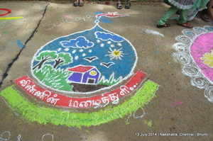 Rangoli competition @ Nakshatra, Chennai
