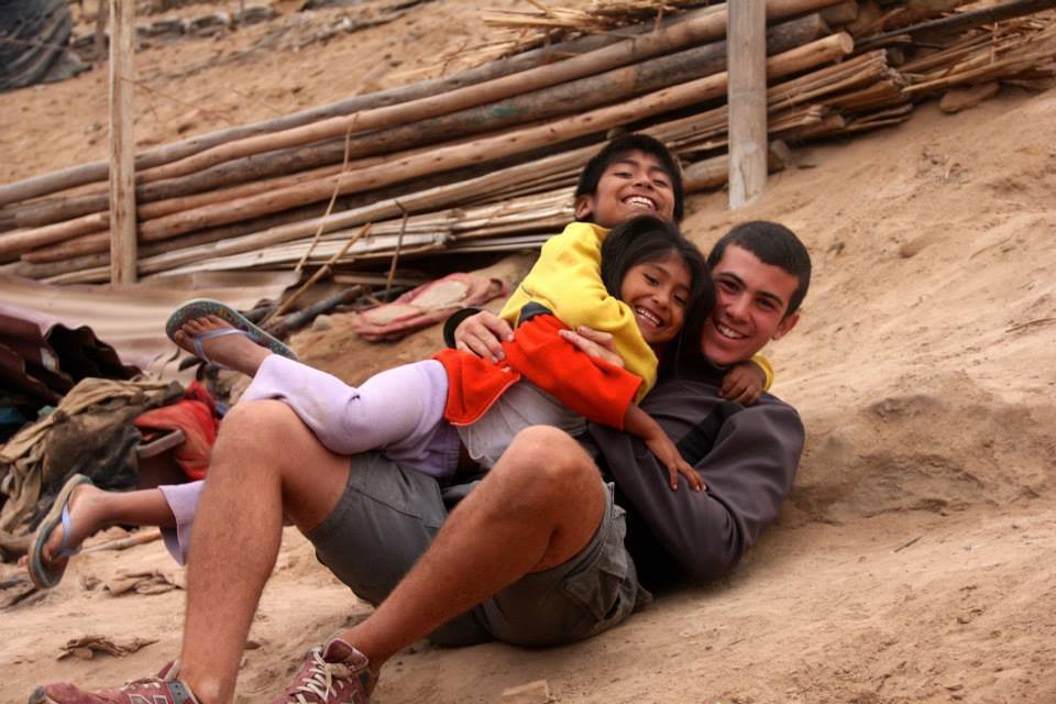 Playing with the kids!