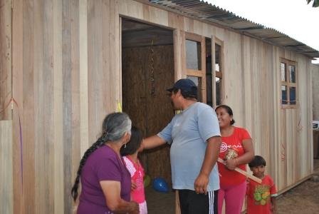 Build homes for families living in extreme poverty