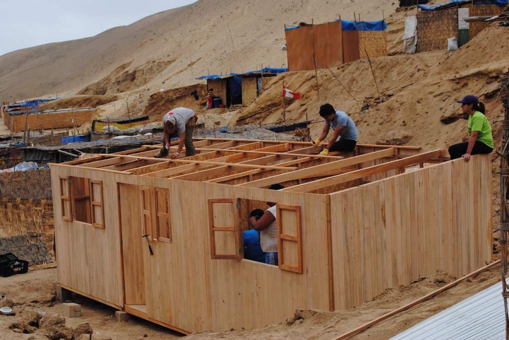 Build homes for families living in extreme poverty