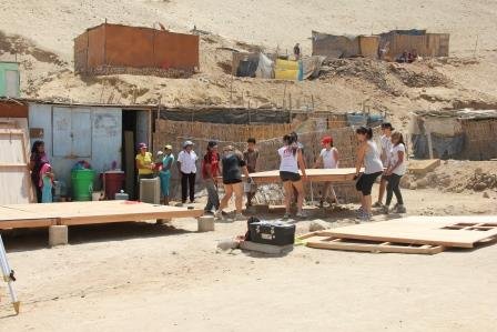 Build homes for families living in extreme poverty