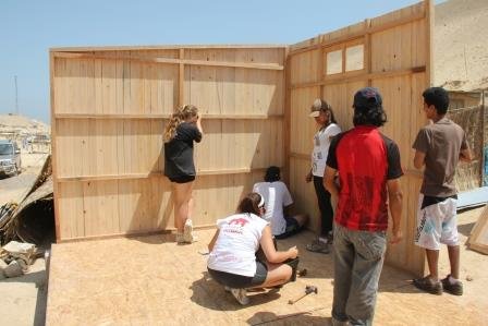 Build homes for families living in extreme poverty
