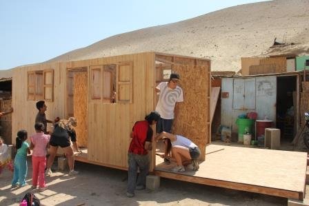 Build homes for families living in extreme poverty