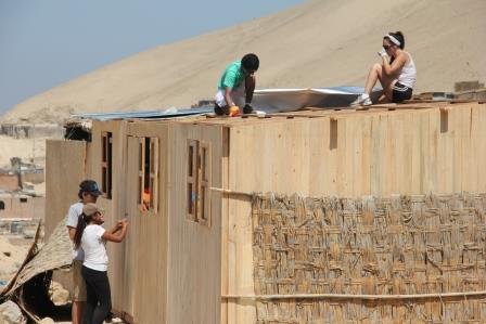 Build homes for families living in extreme poverty