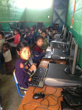 Computer lab in El Sargento elementary school