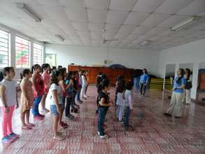 Project visit with GlobalGiving representative