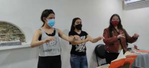 Position of the hands