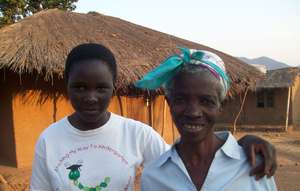 Maganizo with her grandmother