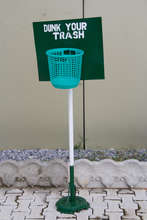 "Dunk Your Trash" is a game of LITTER control