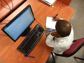 The online lesson helps consolidate classwork