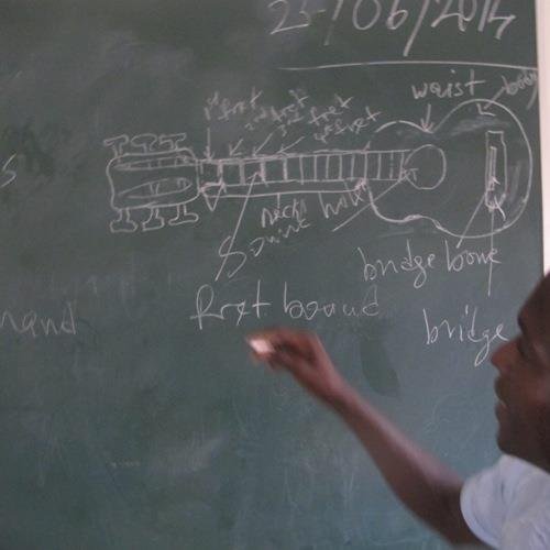 Teacher at the Bizung School leading a class