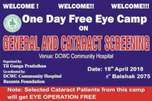 Eye Camp at Rajbash