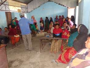 Health care presentation in the village