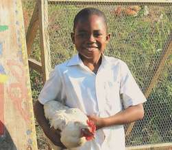 Meet one of our chickens (and his friend)