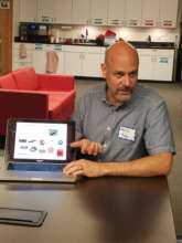 Brett shares teaching tips during CT training