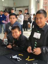 Students in California showcase Robotics project.