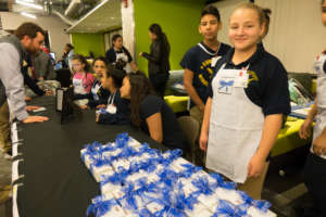 Students promote the businesses they created