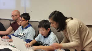 Students learn how to code and create video games