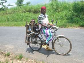 #3. A widow taking her 2 kids at hospital