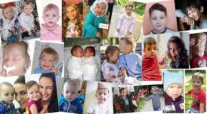Children before and after they've found new family