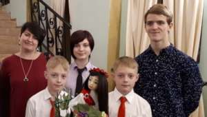 Children in the family of Sergey and Julia