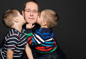 Graiche family - Mike, Denis and Timur
