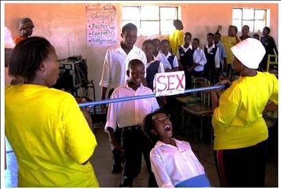 AIDS education for 20,000 7th graders in Zimbabwe