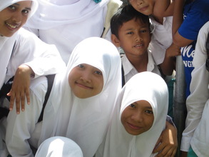 Students at Sukma Bangsa in Pidie, Aceh, Indonesia