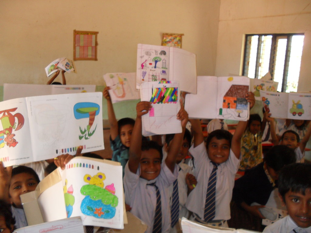Education to 410 poor children from 30 villages