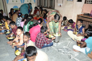 Best charity india feeding delicious food to kids