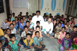 Orphan and street children in seruds orphanage in
