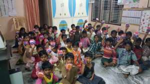 Birthday celebrations at SERUDS Orphanage in India