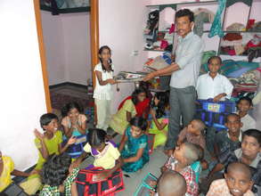 bags donation to orphan children in andhra pradesh