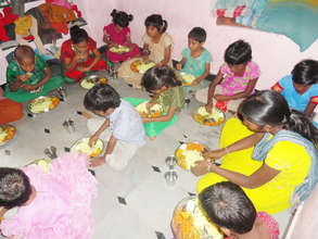 Girl Child food sponsorship in Orphanage Kurnool