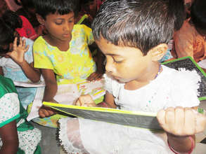Deprived Orphan child learning quality education