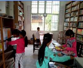 Children in the library