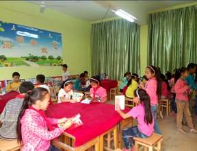 children in the reading room