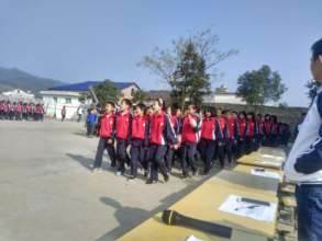 Students with new uniform