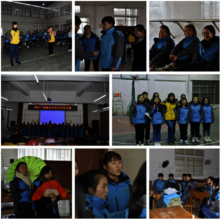 Winter camp in Rongshui (uniforms are donated)