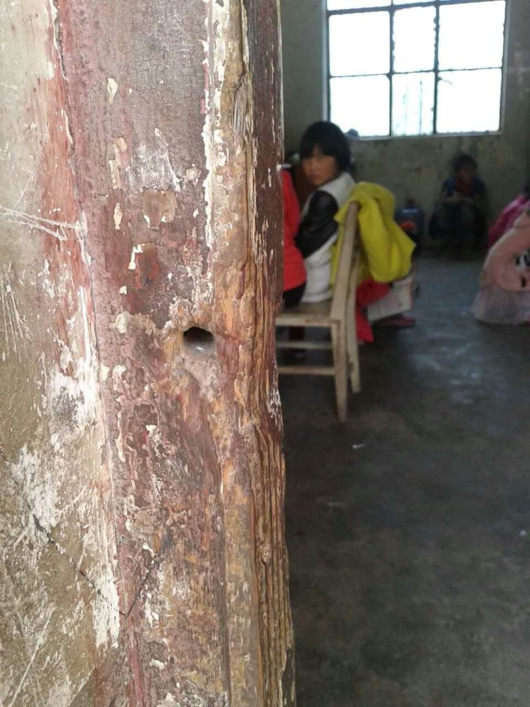 a run down doorway