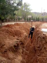 Water supply system building in process 1