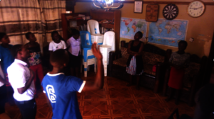 HALO gathering at the Uganda Learning Center