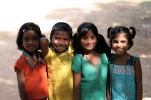 Girls in India