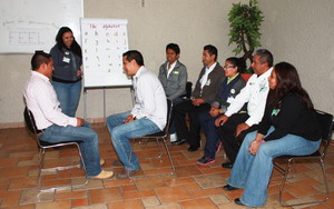 Spring 2013 IAPE IE participants during training.