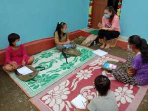 Friday Teacher Shrijana tutoring SGT girls