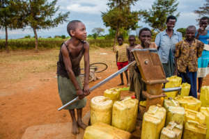 A borehole in Uganda. Photo by Rudi Dundas.