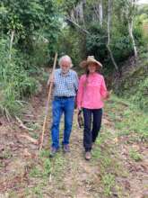 Jenny and Everett seed collecting