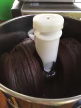 Grinding chocolate with brown sugar all night long