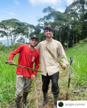 Connor and Juan Carlos Tree Planters