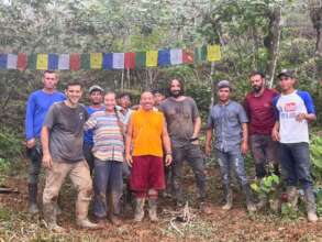 planting project with lama Dorje